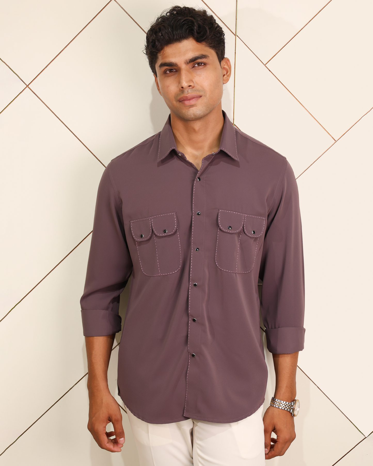 The Stitchery Mauve Royale Shirt