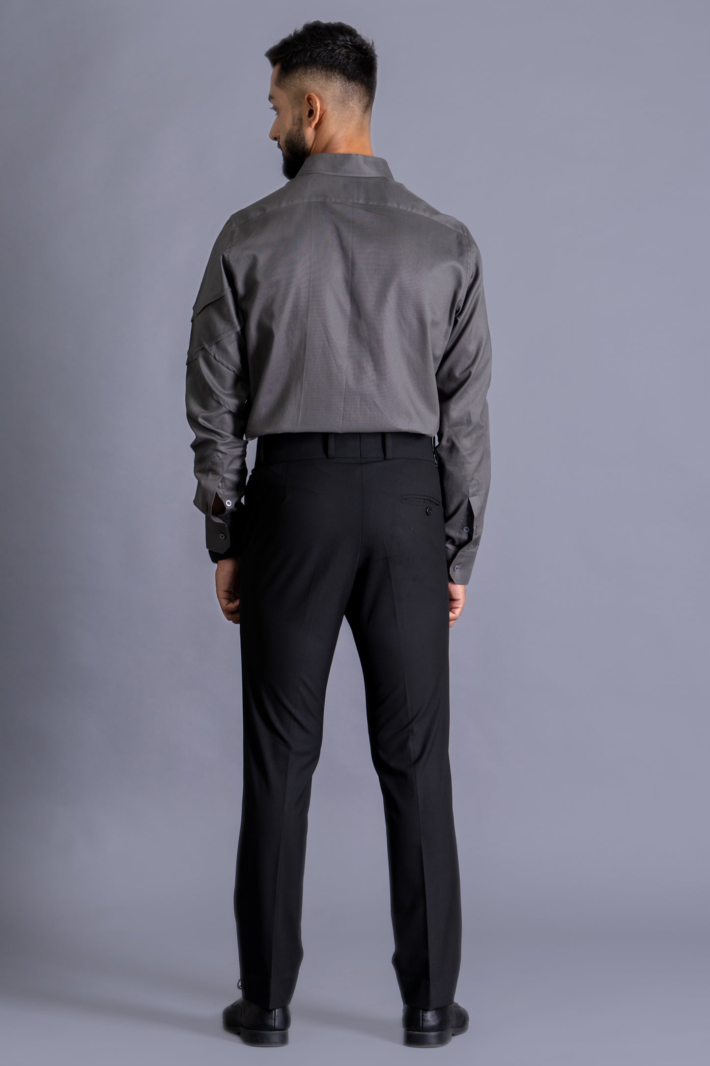 Shirt With Cross Pintuck Detailing