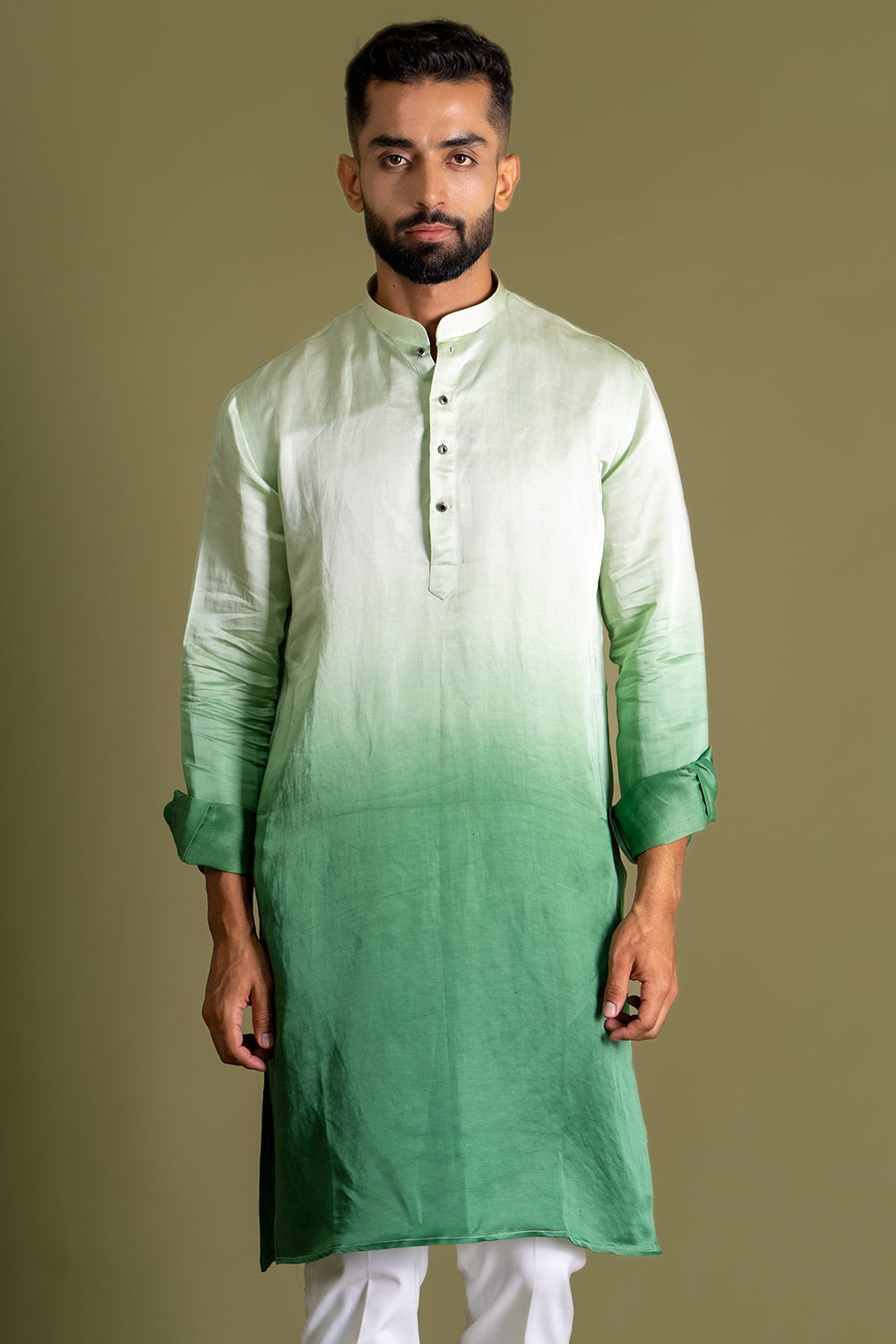 Shades Of Green Ombré Kurta