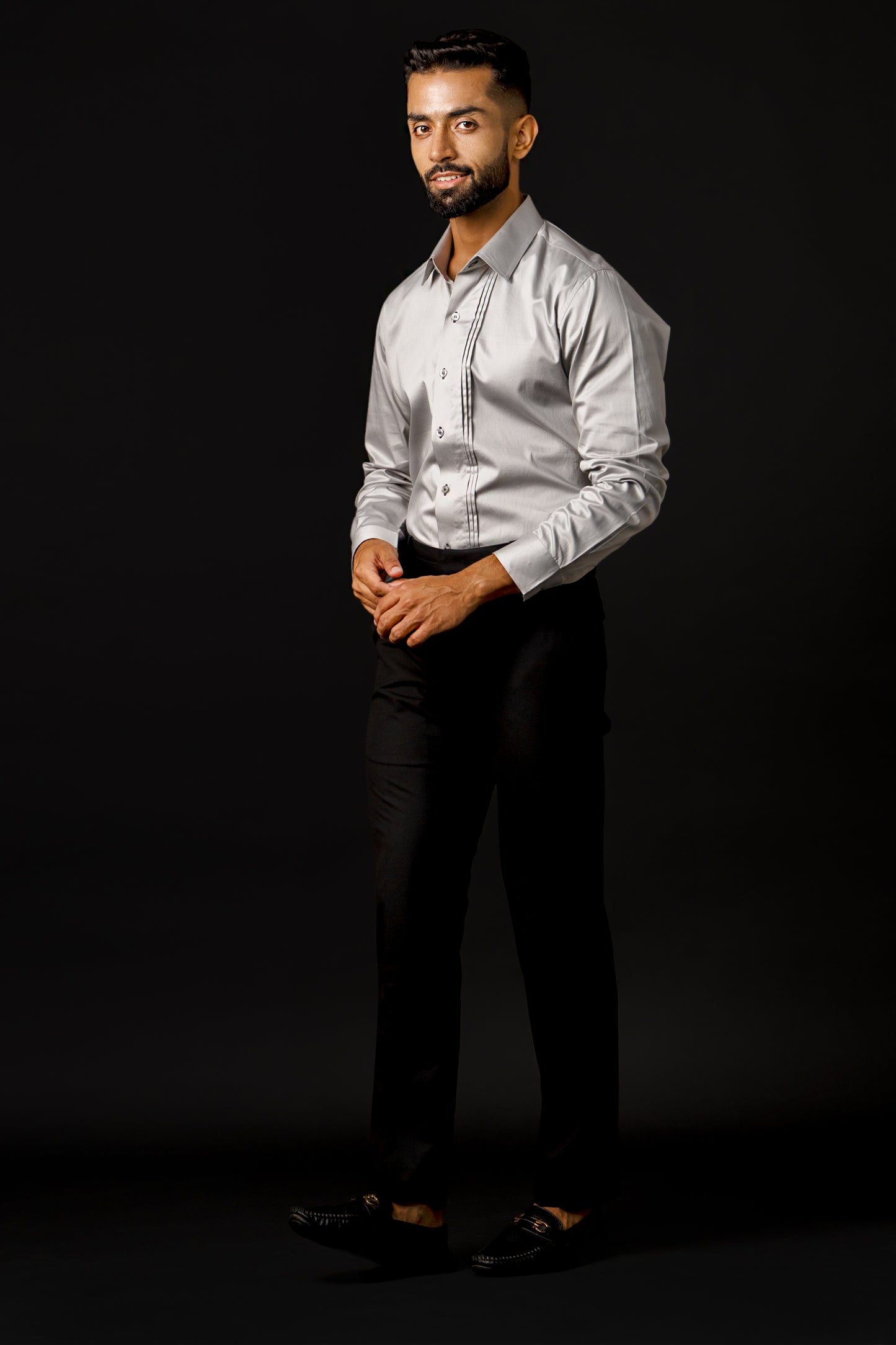 Sheer Pintuck Shirt