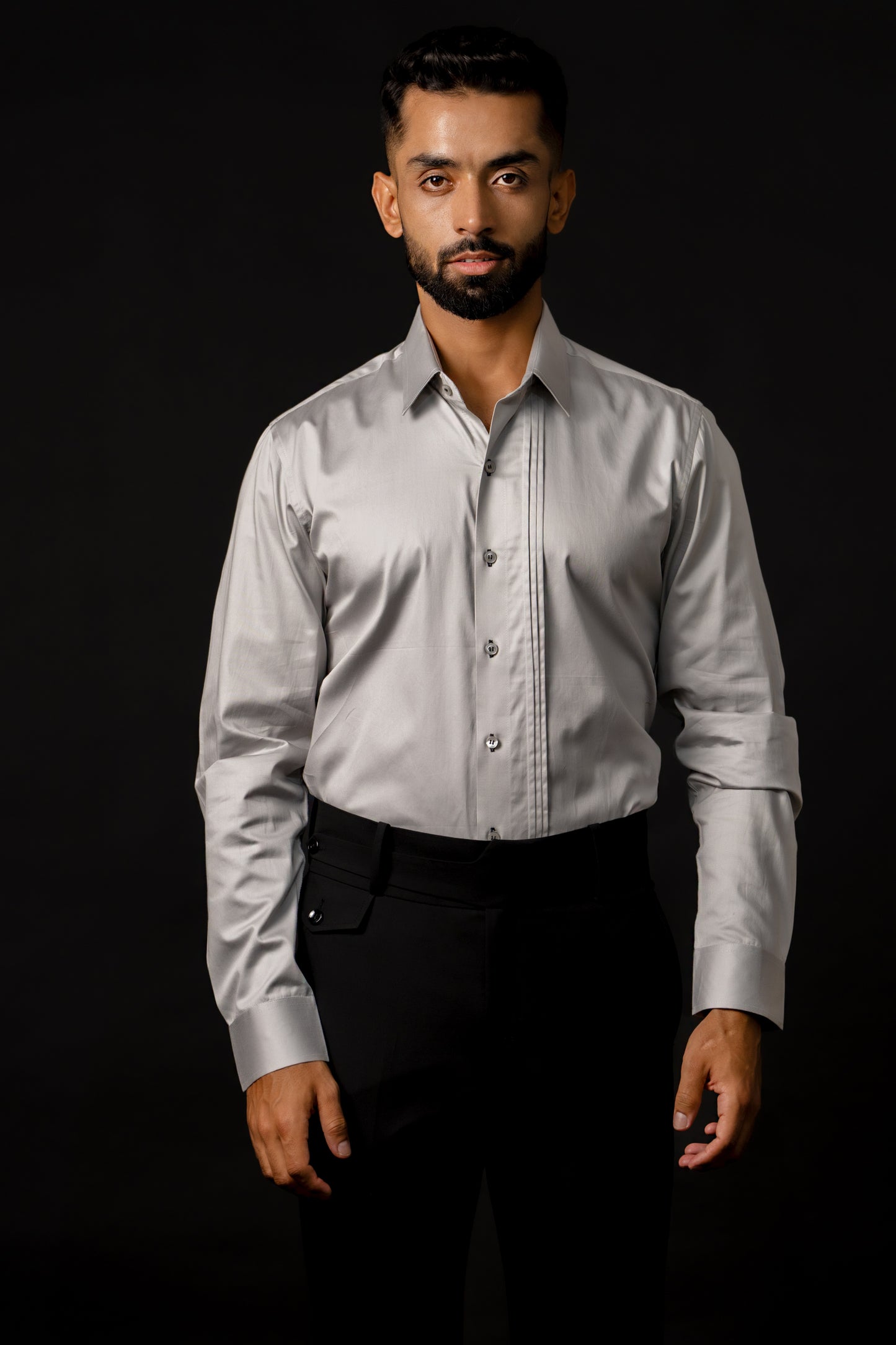Sheer Pintuck Shirt