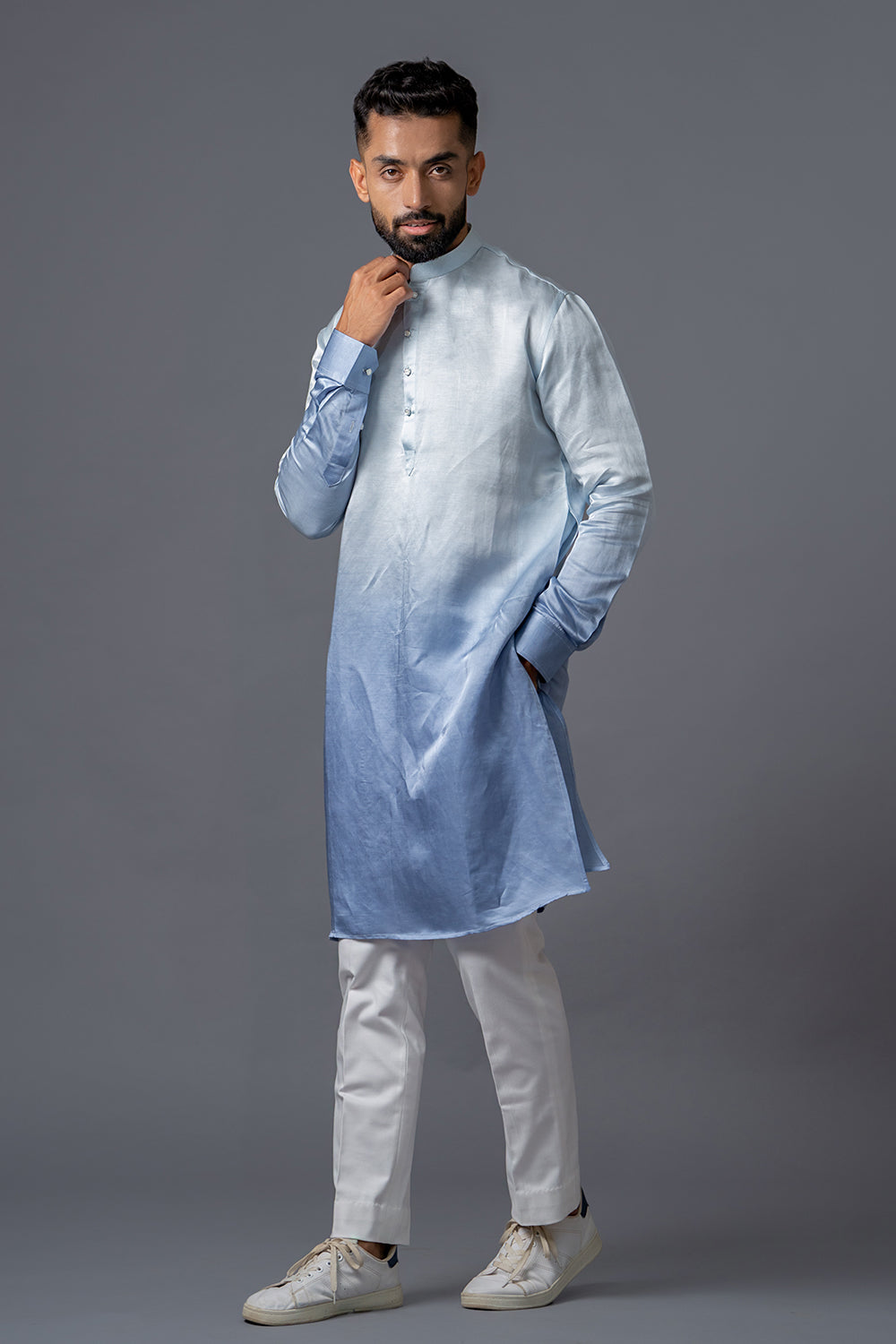 Shades Of Blue Ombré Kurta
