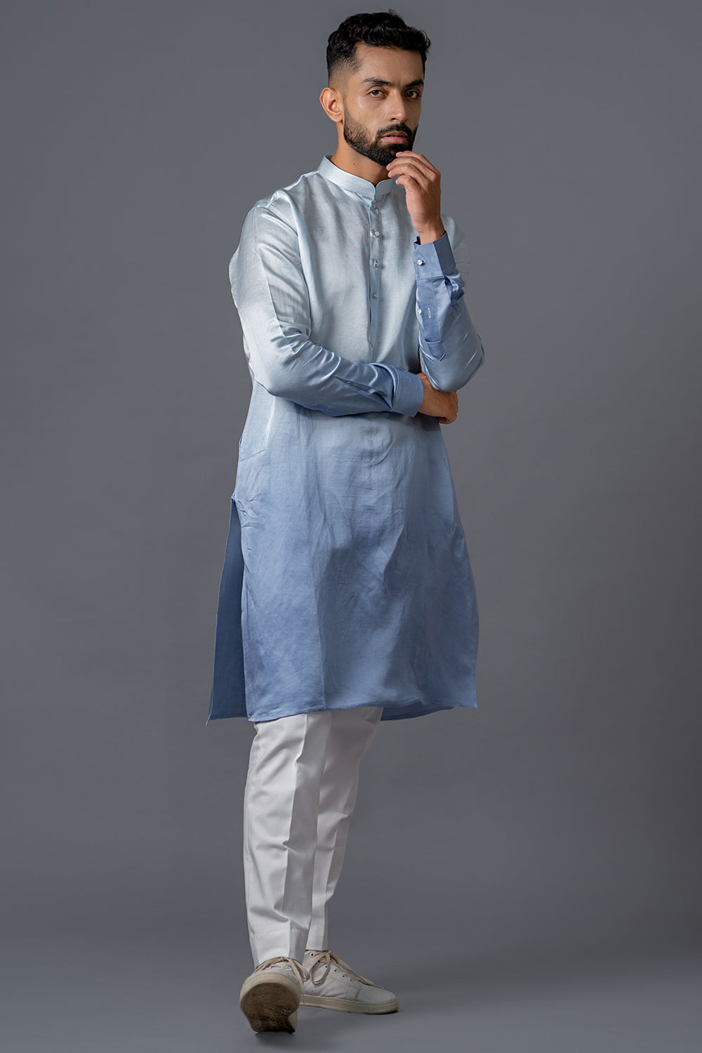 Shades Of Blue Ombré Kurta