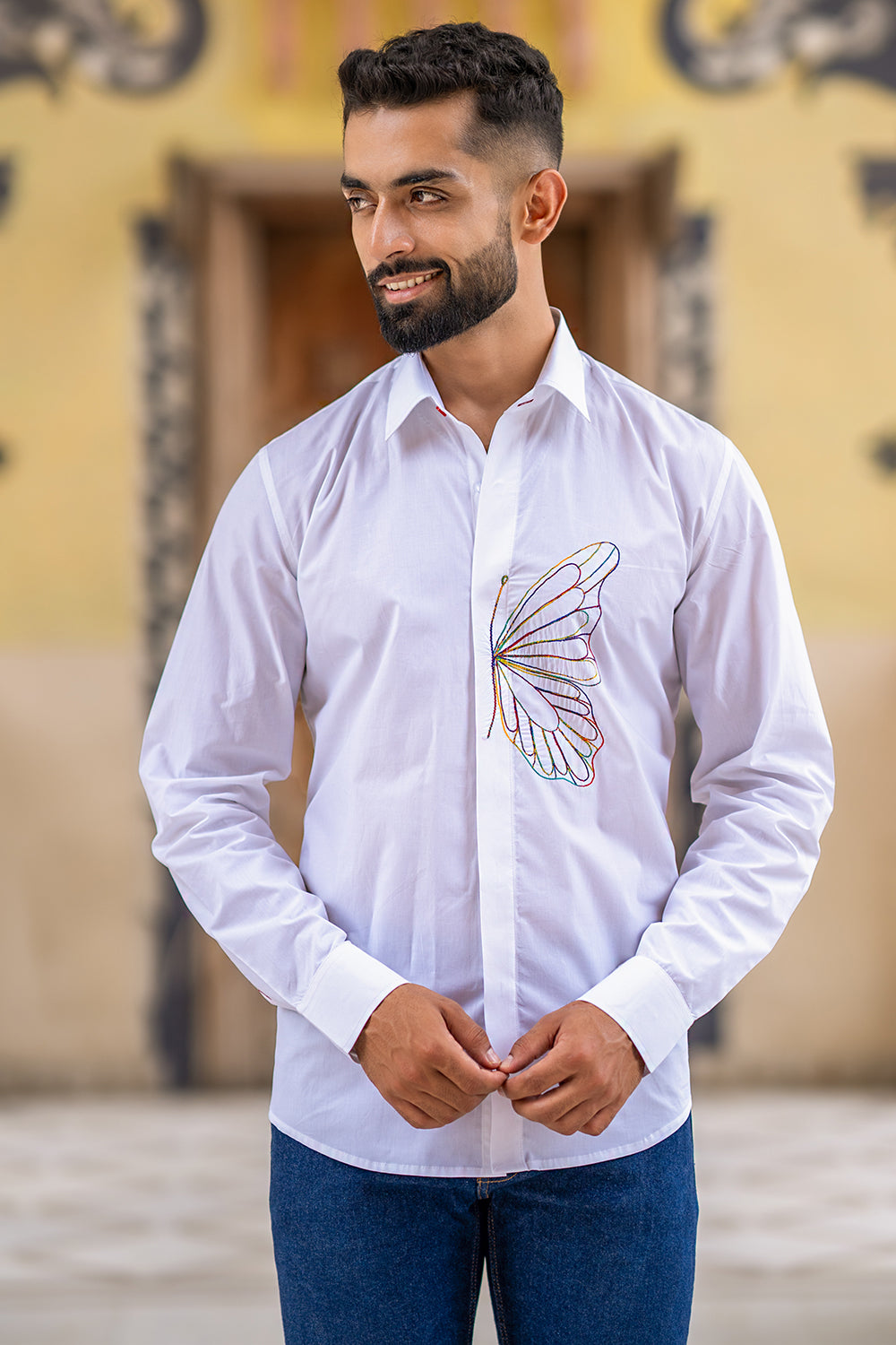 Multi Colour Butterfly Shirt