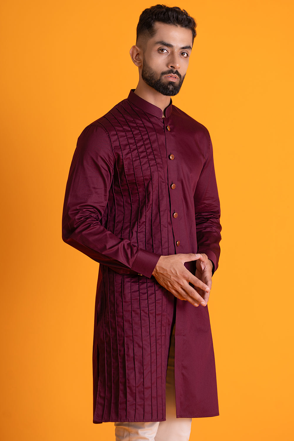One Flap Tool Dori Detail, Mandarin Collar Kurta