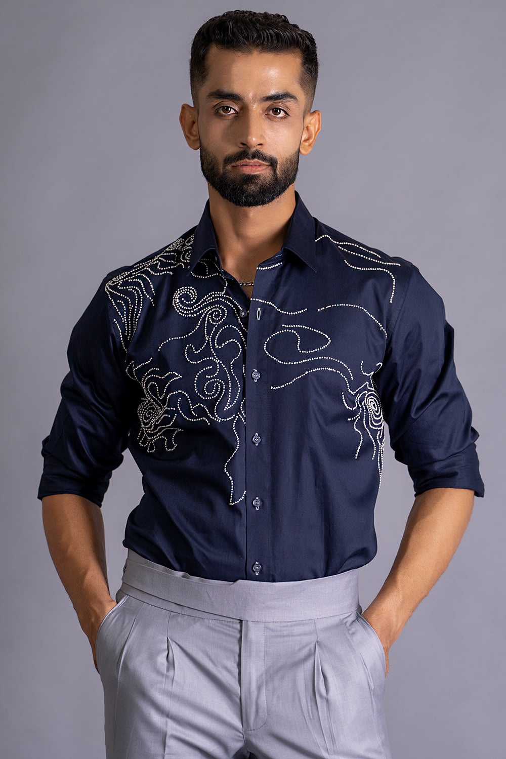 Distorted Knot Work Shirt