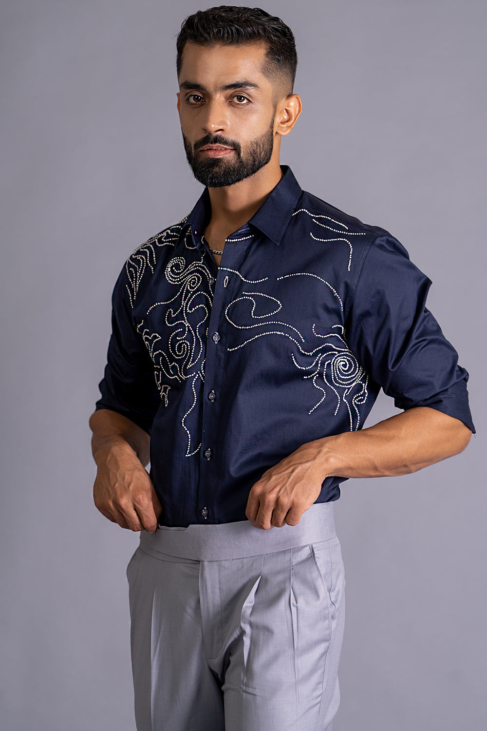 Distorted Knot Work Shirt