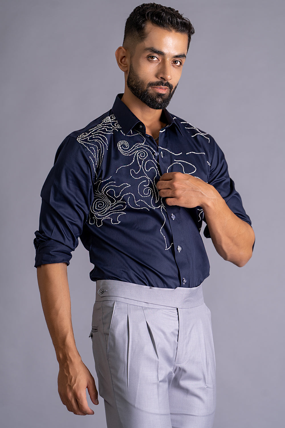Distorted Knot Work Shirt