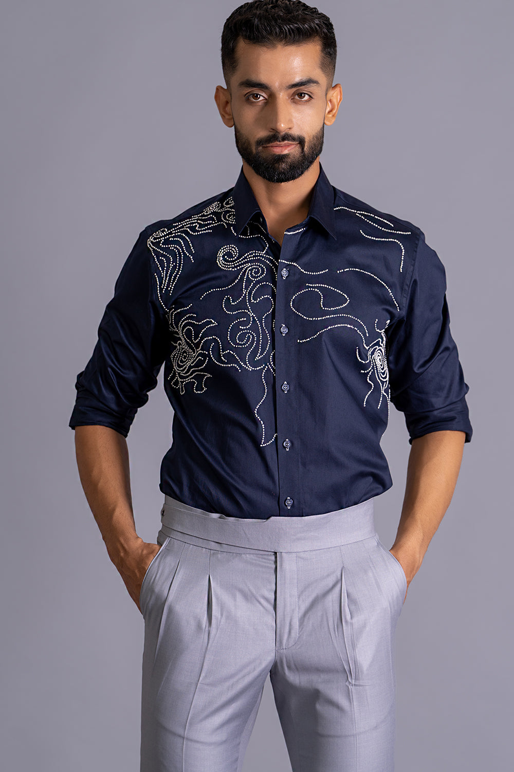 Distorted Knot Work Shirt