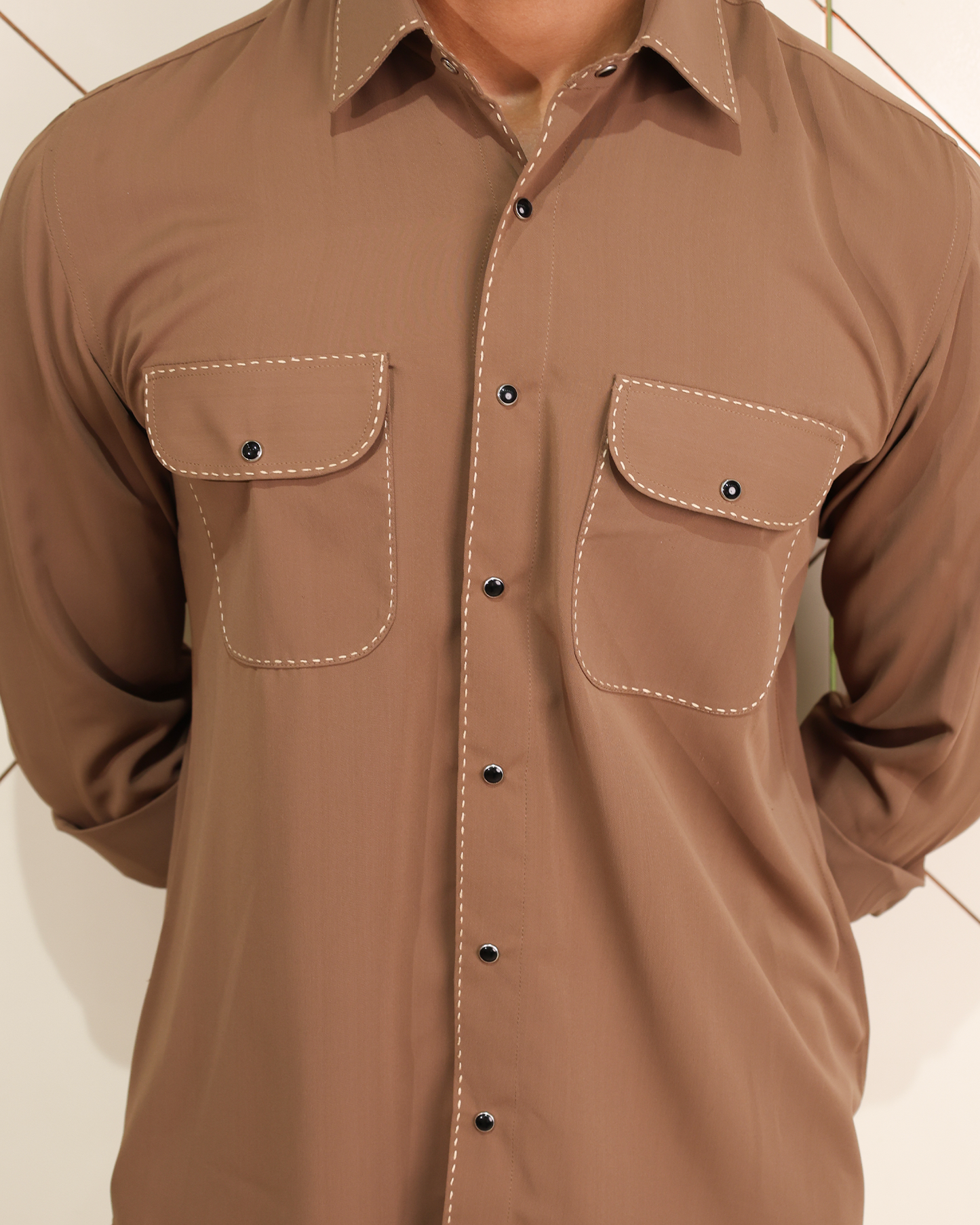 Desert Stitch – Utility Designer Shirt