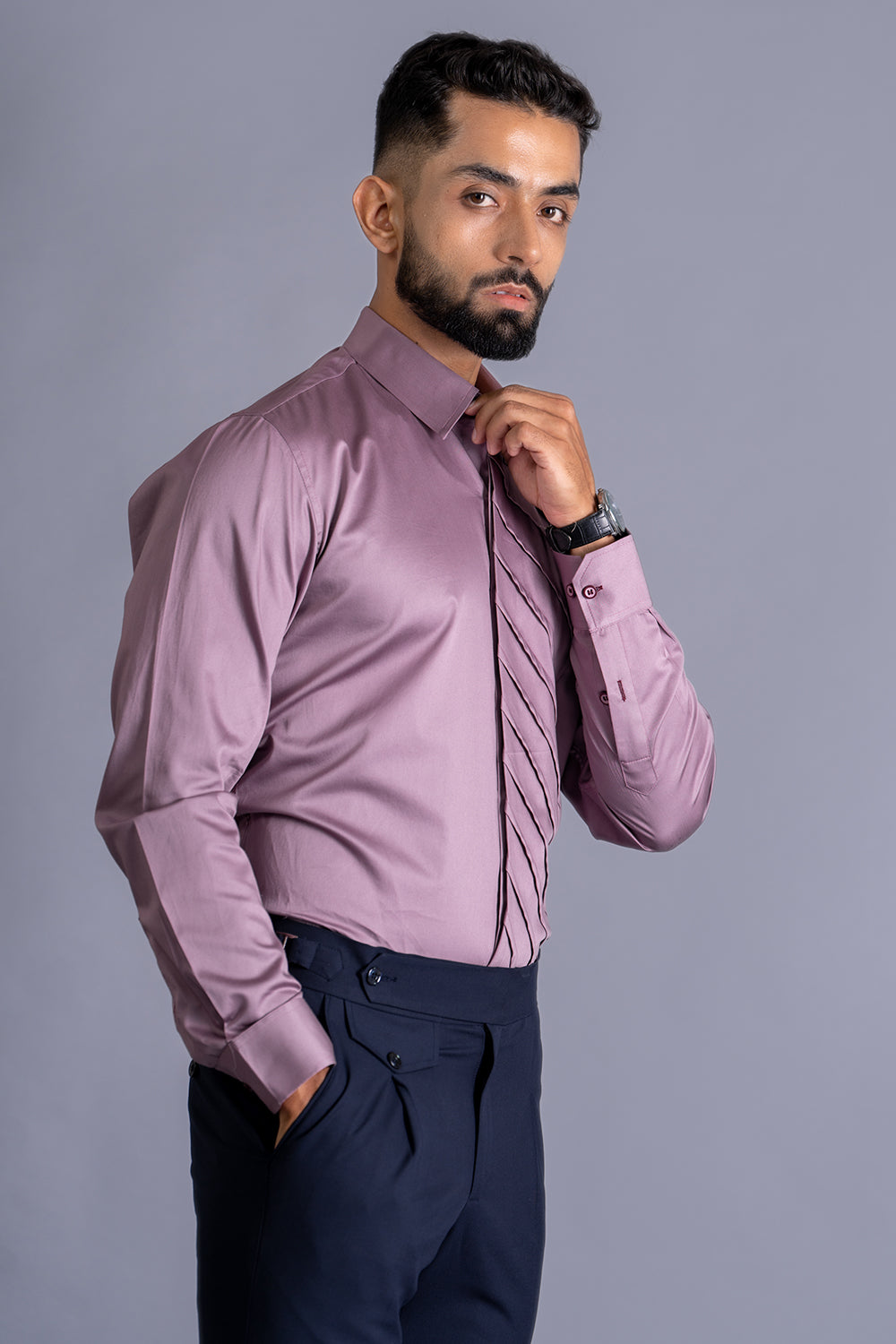 Pintuck Detailing Shirt