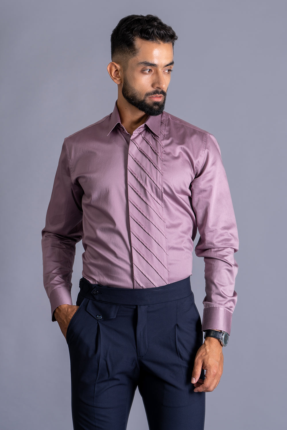 Pintuck Detailing Shirt
