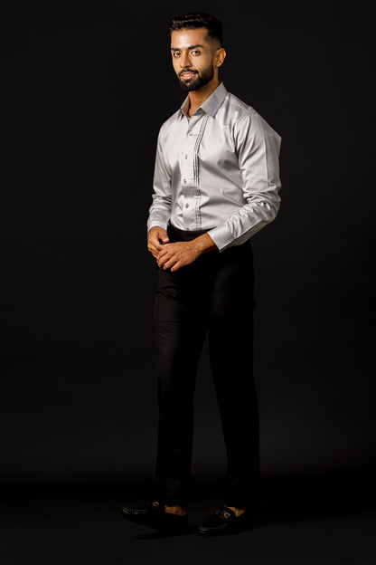 Sheer Pintuck Shirt