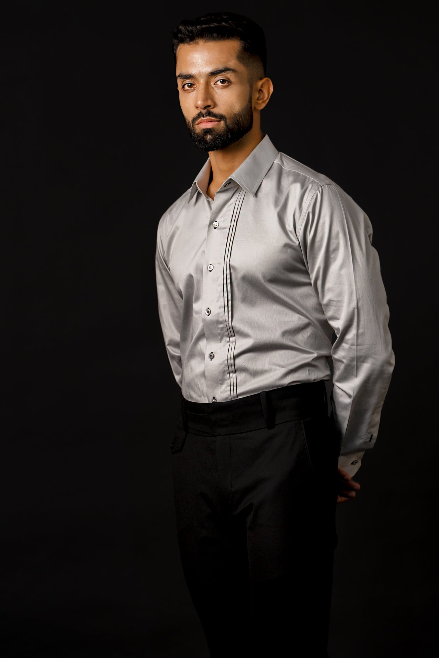 Sheer Pintuck Shirt