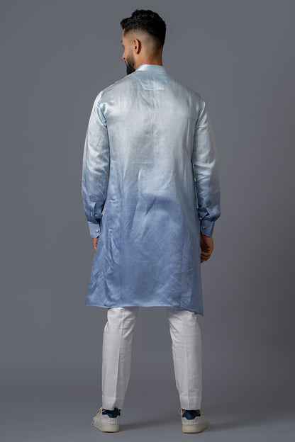 Shades Of Blue Ombré Kurta
