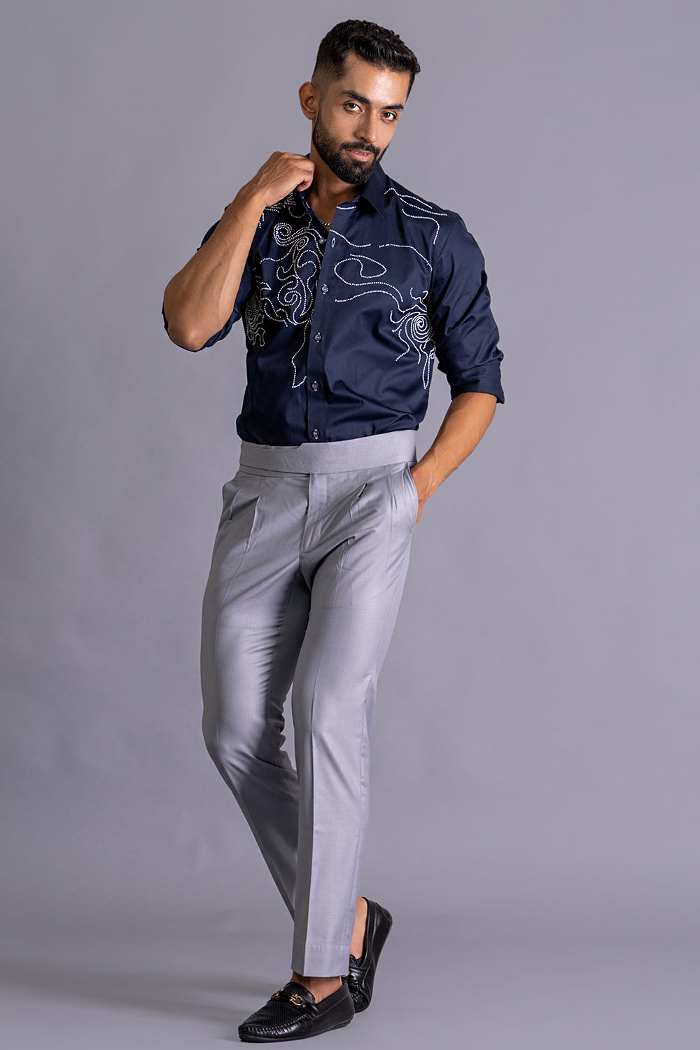 Distorted Knot Work Shirt