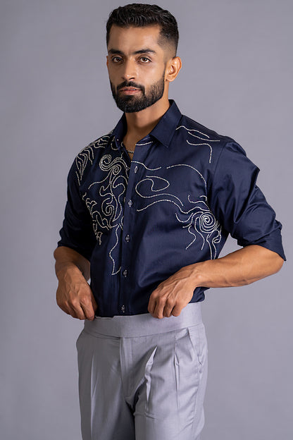 Distorted Knot Work Shirt