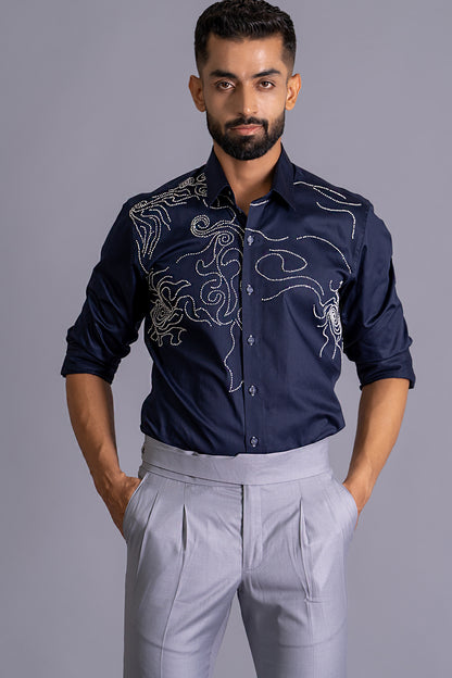 Distorted Knot Work Shirt
